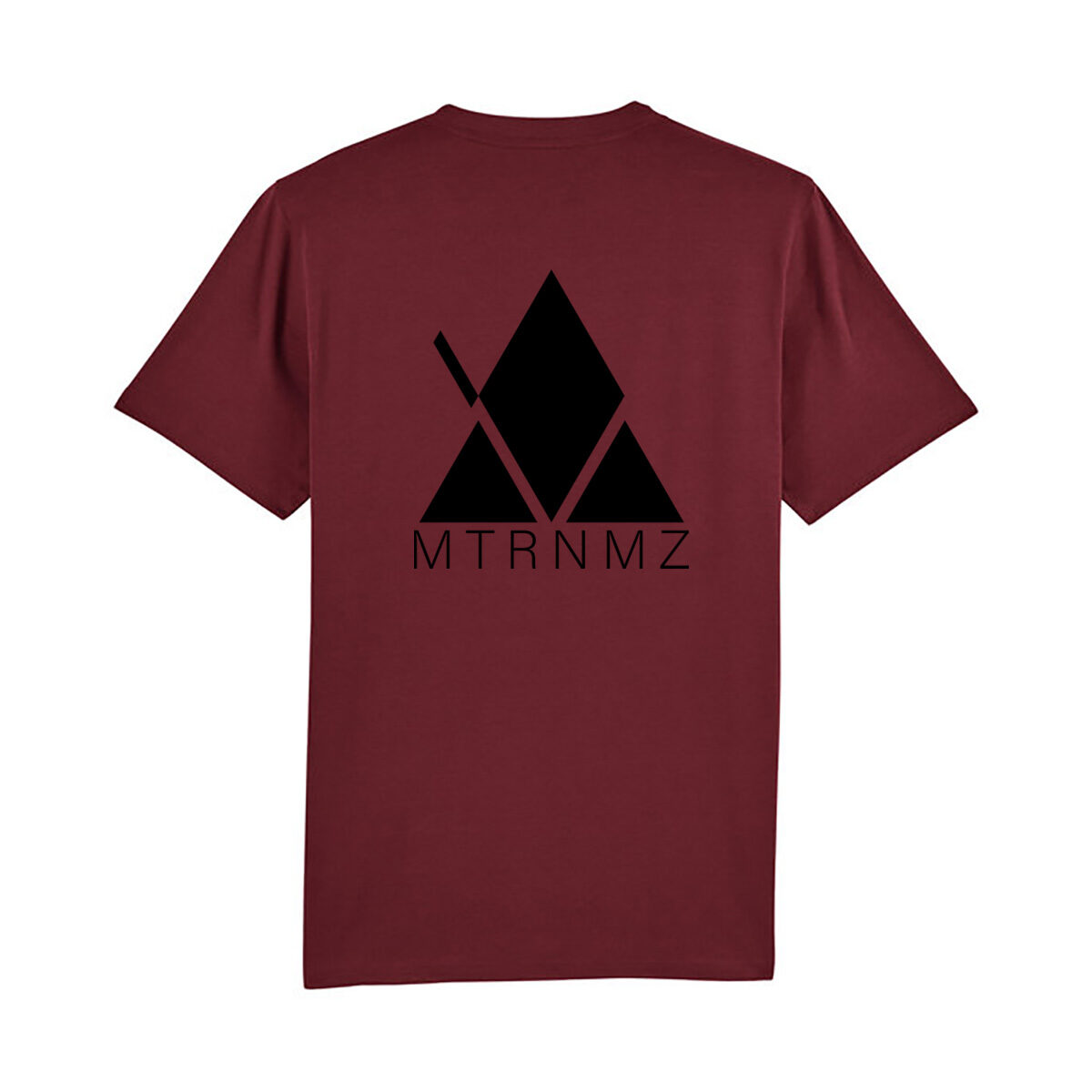 METRONOMZ-T-shirt-burgundy-verso
